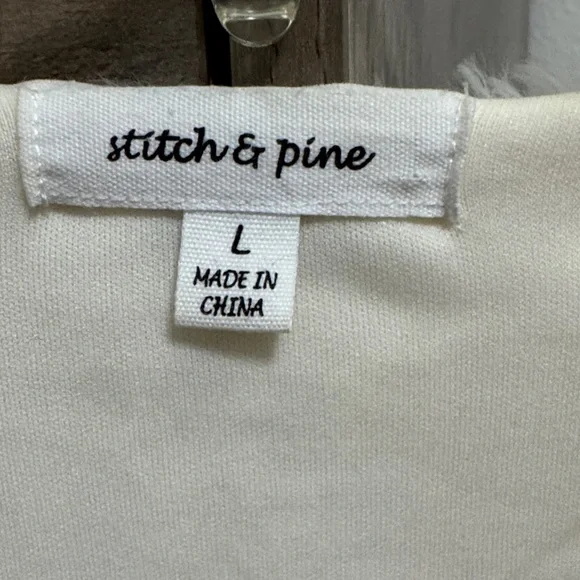 Stylish Cream Textured Cardigan - Picture 2 of 4